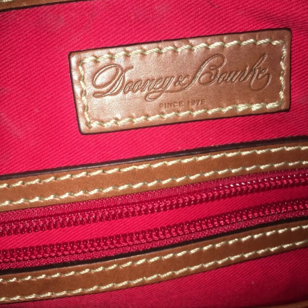 Dooney and Bourke Pebble Grain Leather Satchel - Picture 4 of 6